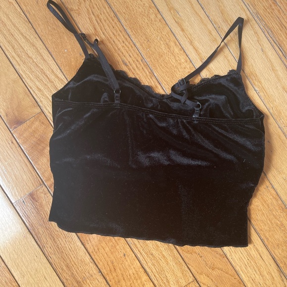 Velvet Y2K Crop Top - Picture 3 of 3